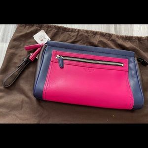 Coach (New with tag) Colorblock Women Large Clutch